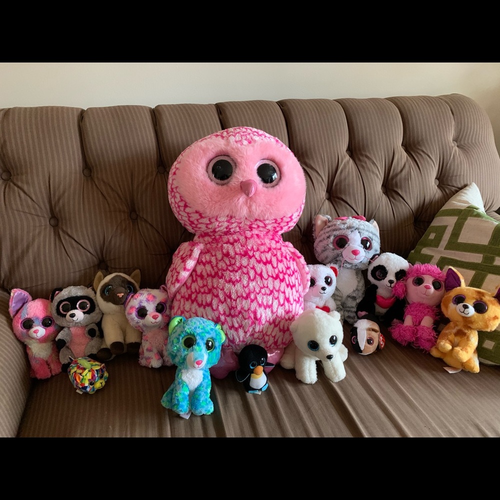 Lot of 15 Ty Beanie Boos
